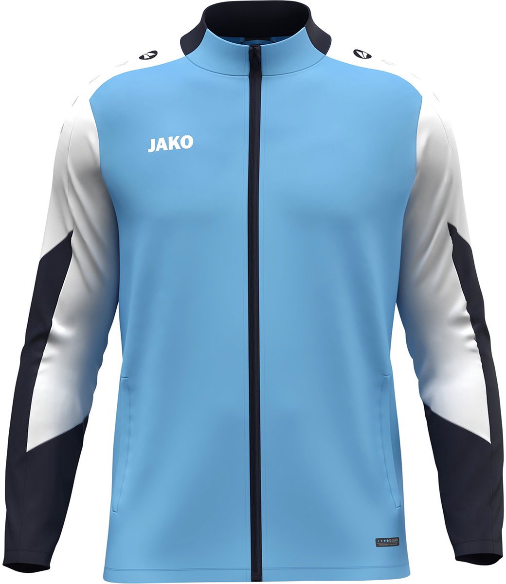Jako Dynamic Polyestervest Kinderen - Hemelsblauw / Wit / Marine | Maat: 116
