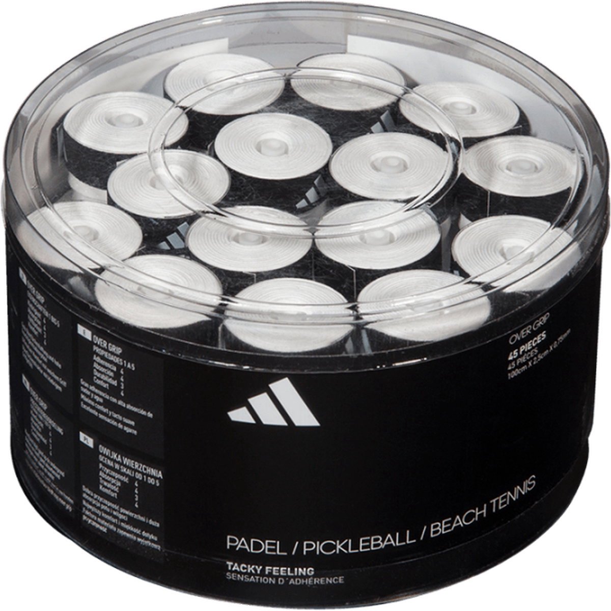 Adidas Box 45X Padel Overgrip Wit