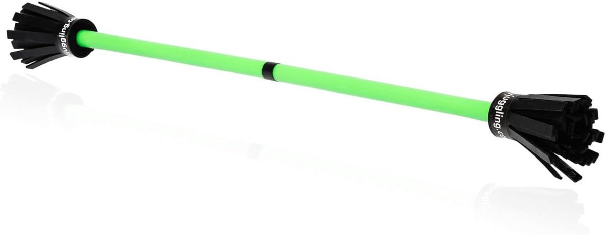 Jongleer Staf - Bloemenstok - Behendigheid Training - Flexibel Kruisprofiel - 59cm Pakket - Groen