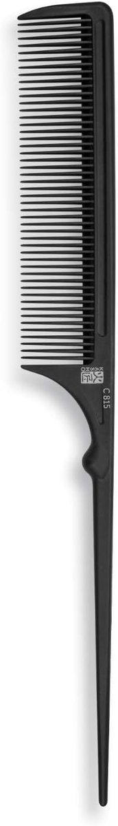 Koolstof Haar Kam - Professionele Styling Kam - Styling en Partities - Duurzaam Koolstof Materiaal - 24.1 cm Lengte