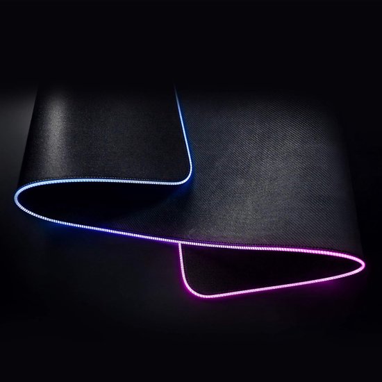 XXL Muismat - Gaming Muismat - PC Gaming - RGB Verlichting - 90cm Breed - Zwart — afbeelding 3