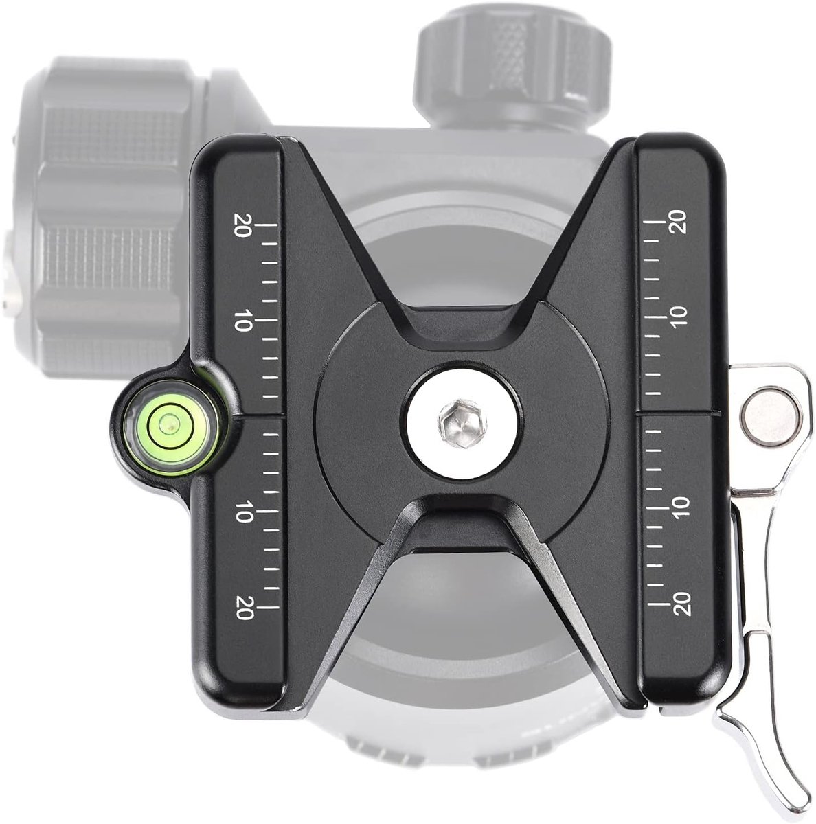 Quick Release Clamp - Arca Swiss Klem - Camera Stabilisatie - Duurzaam Aluminium - 74mm Lengte - Zwart