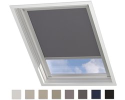 Dakraam Rolgordijn Trend - Verduisterend - Light Grey - voor Velux: PK04