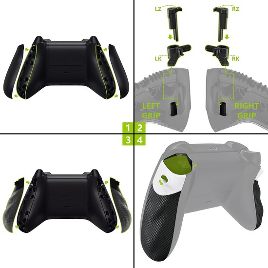 Controller Grip Kit - Trigger Stop Grepen - Sneller Schieten - Verstelbare Trigger Sloten - 8x5x1.5 cm - Scharlaken Rood van Merkloos — afbeelding 2