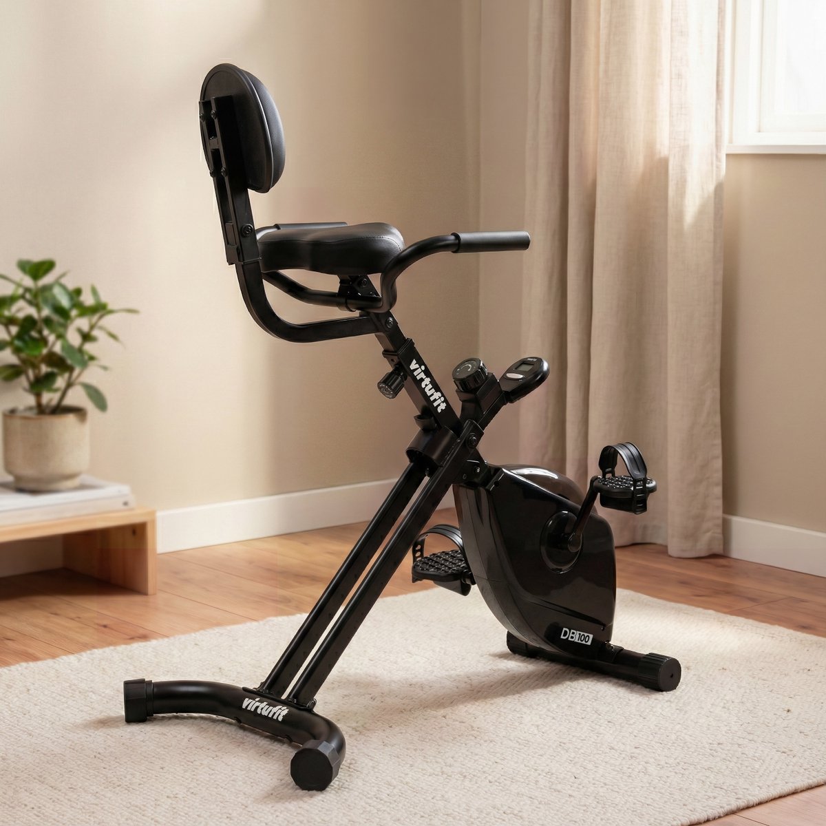 VirtuFit DB100 Opvouwbare Deskbike met Rugleuning - afbeelding 3