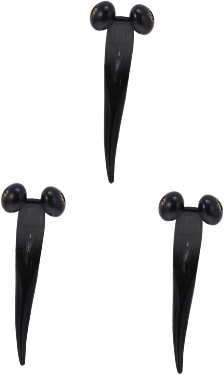Massage Rollers - Lichaamsverzorging Tool - Spierontspanning - Natuurhoorn Materiaal - 155 cm - Zwart