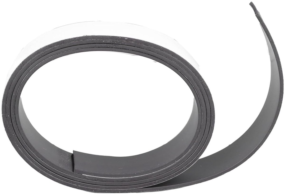 Magneetrol - Flexibele strip - Hobby projecten - Zelfklevende achterkant - 10 meter lengte
