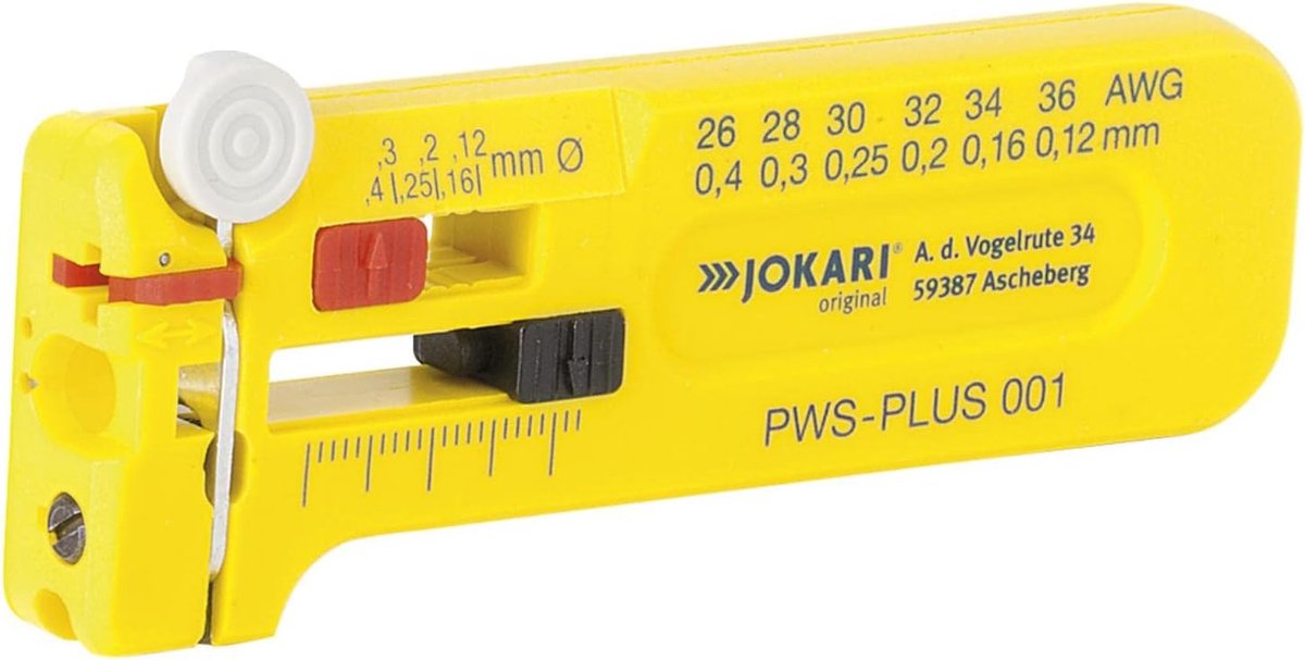 Draadstripper Precisie - Kabelstripper Dun - Fijne Draden Strippen - Micro Precisie Verstelbaar - 0.3-1.0 mm - Multicolor