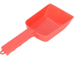 Grind Zand Schop - Aquarium Schep - Aquarium Onderhoud - Duurzaam Kunststof - 26 x 10 cm - Rood