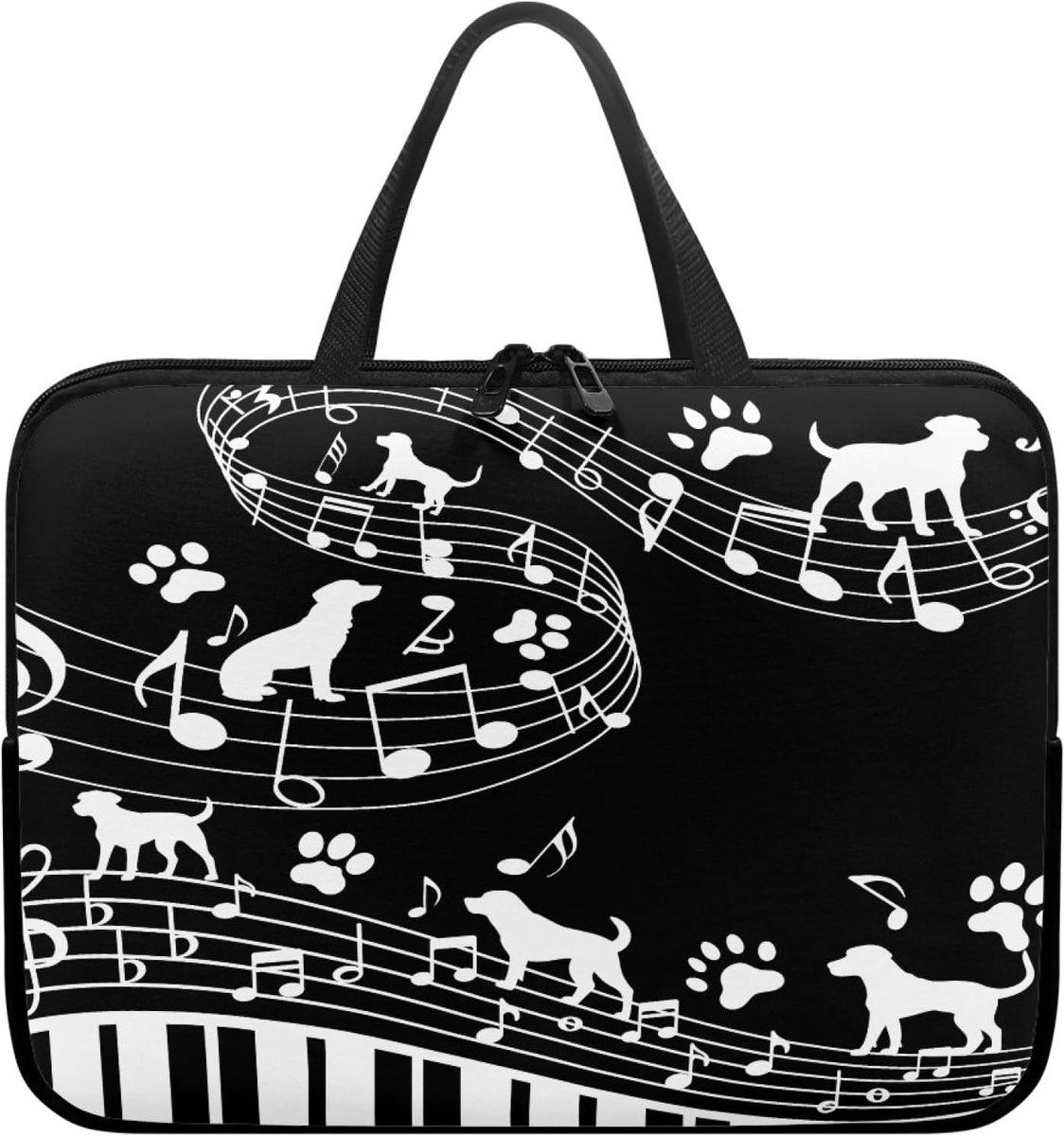 Laptoptas - Notebook tas - Zakelijk reizen - Waterdicht materiaal - 10-17 inch - Zwart