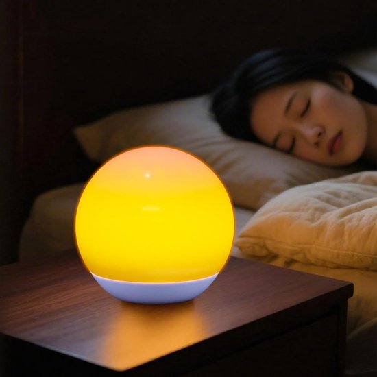 Camping Nachtlampje - Sfeerlamp LED - Tent Buiten Lezen - Kleurveranderend Instelbaar - 13.6 x 14.6 cm - Zonsondergang van camping — afbeelding 4