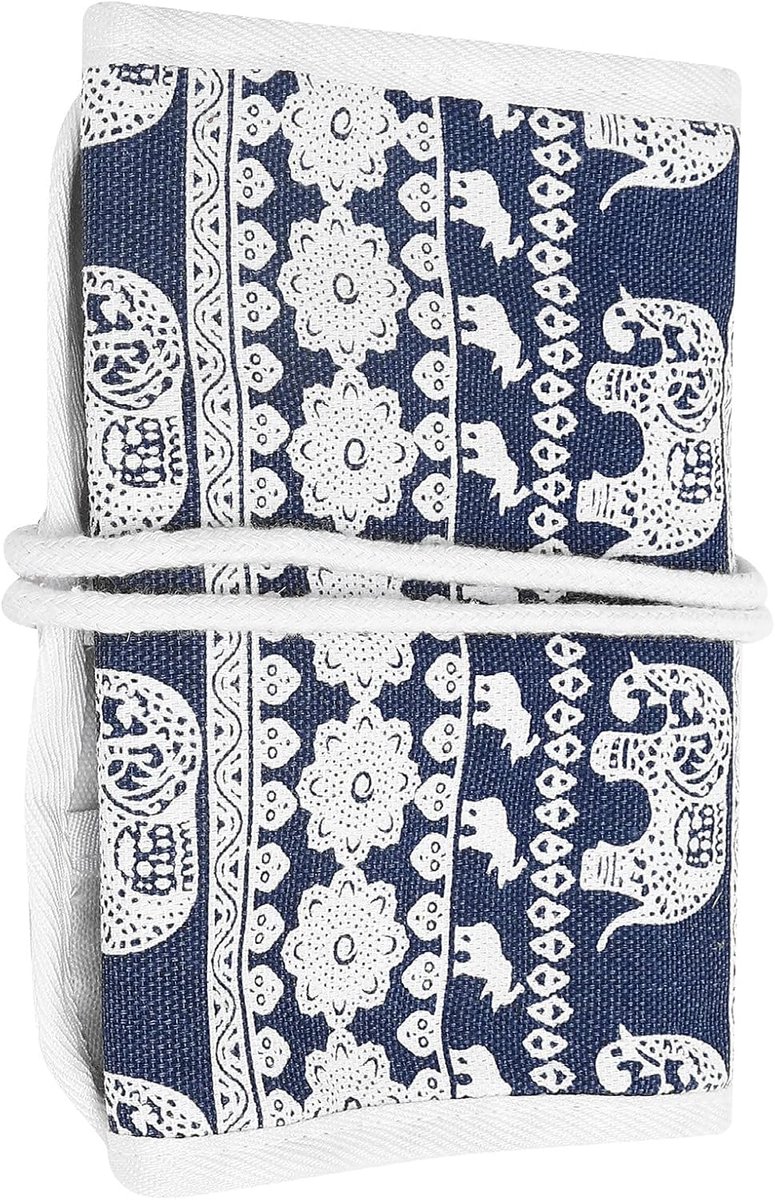 Breinaalden Etui - Haaknaalden Organizer - Hobby Opslag - Duurzaam Oxford Doek - 20x17x2 cm