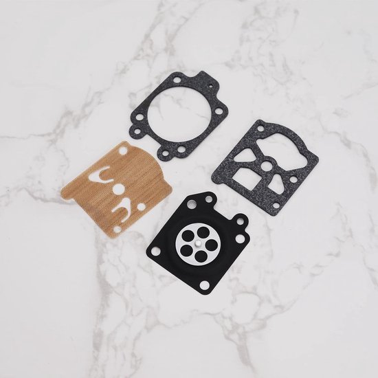 Carburateur Reparatiekit - Gasket Set - Motoronderhoud - Compleet met membranen - 11.6 x 7.3 cm — afbeelding 5
