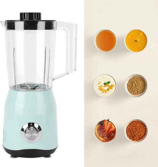 Krachtige Blender - Keukenmachine Foodprocessor - Smoothies Maken - 1500 Watt Vermogen - 15 Liter Kan - Rood — afbeelding 4
