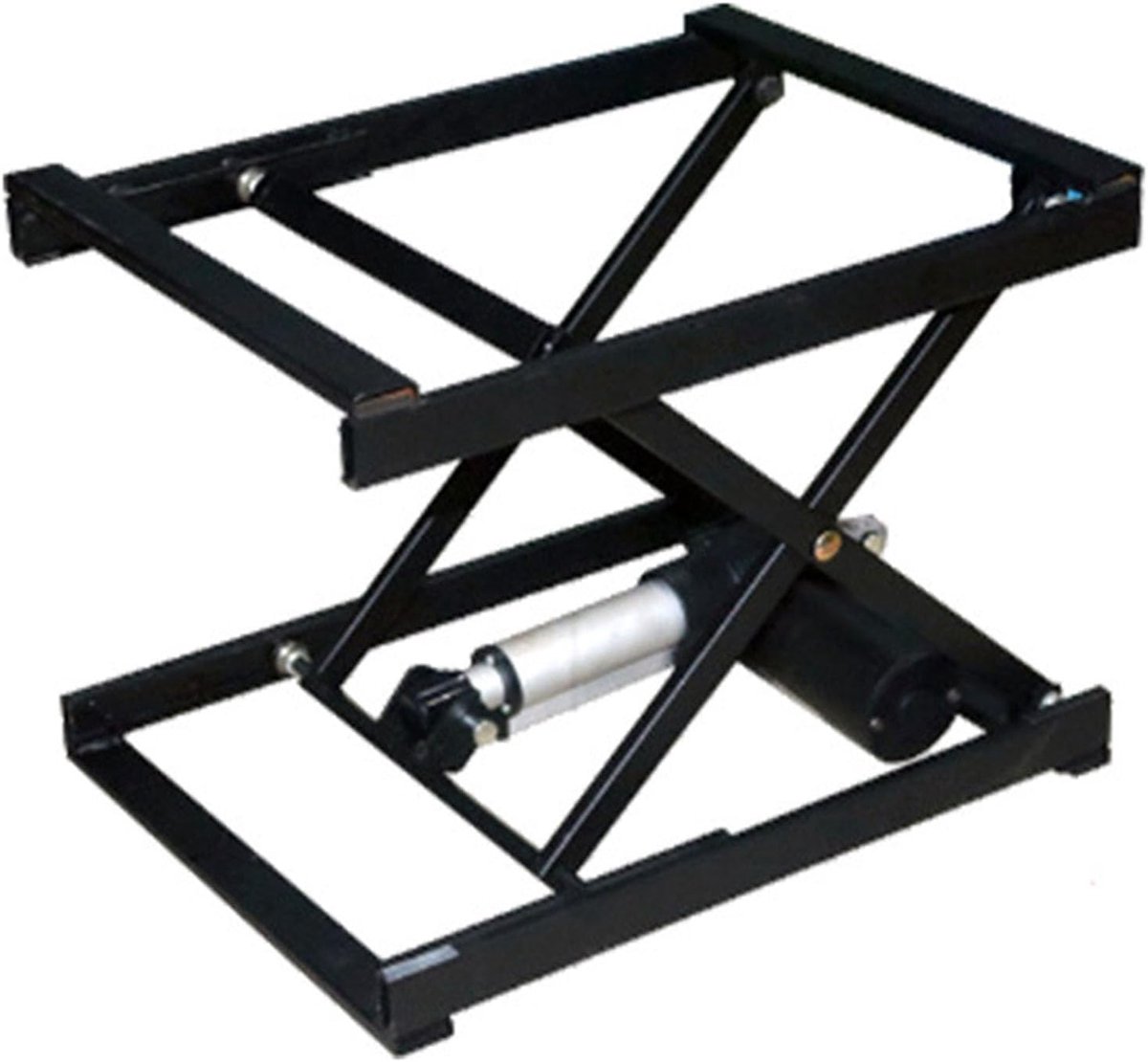 Elektrische Heftafel - Schaarheffer - Tafel Verstellen - Draadloze Bediening - 60 kg Draagvermogen - Zwart
