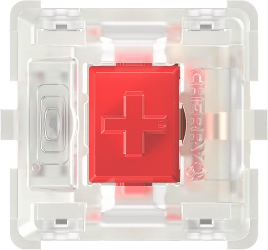 Mechanische Schakelaars Kit - DIY Toetsenbord Onderdelen - Gaming of Kantoor - Lineair zonder Klik - 36 Stuks - RGB Rood — afbeelding 3