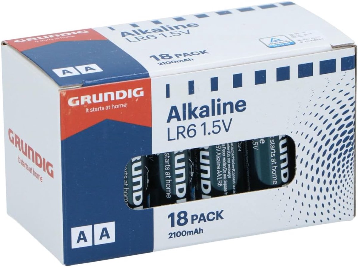 AA Batterijen - Wegwerp Energie - Apparaten Voeden - 1.5V Alkaline Kracht - 18 Stuks