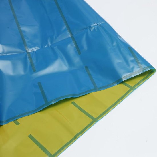 Opblaasbare Slaapmat - Kampeer Mat - Buiten Ontspannen - Waterdicht Lichtgewicht - 200x70x5cm - Blauw — afbeelding 4