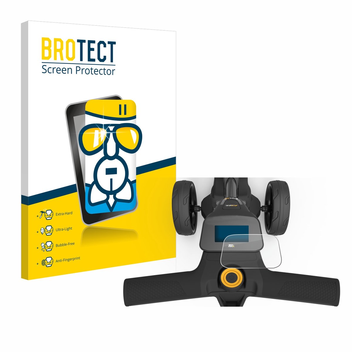 Screenprotector voor PowaKaddy FX3 Beschermglas transparant