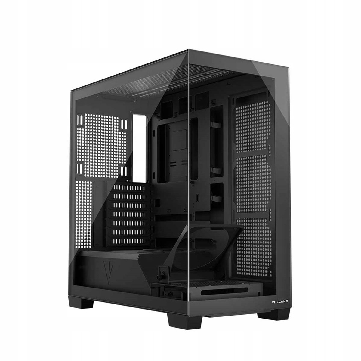 MODECOM Volcano Stellar NF Midi – Zwarte Midi Tower Behuizing