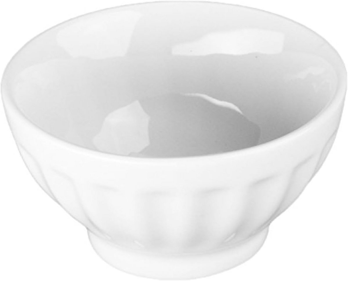 Ronde Ovenschaal Porselein Wit 4 oz - Geschikt voor Oven en Magnetron