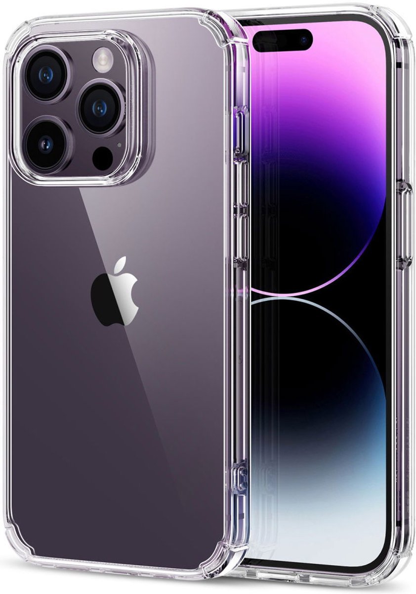 ESR Krystec Hoesje Geschikt voor Apple iPhone 14 Pro Max Back Cover Transparant