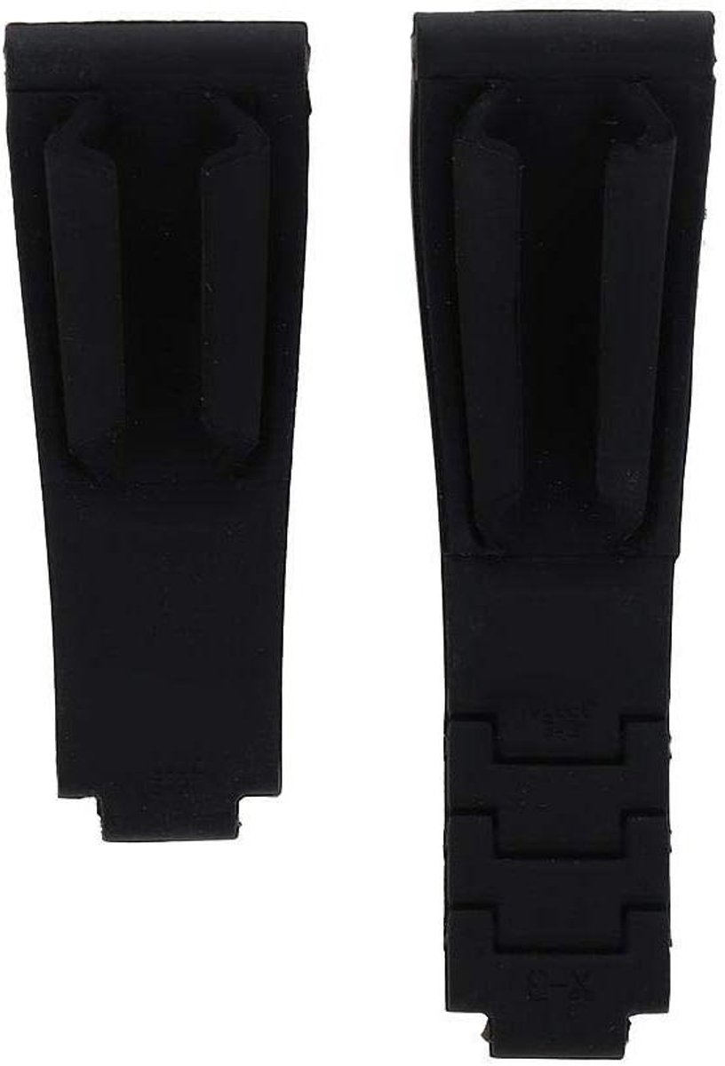 Allecto Compatibel Reservearmband Zwart Snelsluiting Silicone Submariner Onderwater Gadget heren Durable Geschikt Duikershorloge Zwart Model Silicone Watch Band - Zwarte Reserveband Voor Submariner