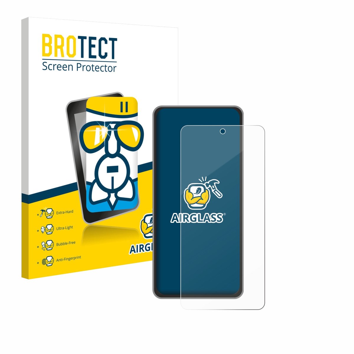 Screenprotector voor realme GT 7T Beschermglas transparant