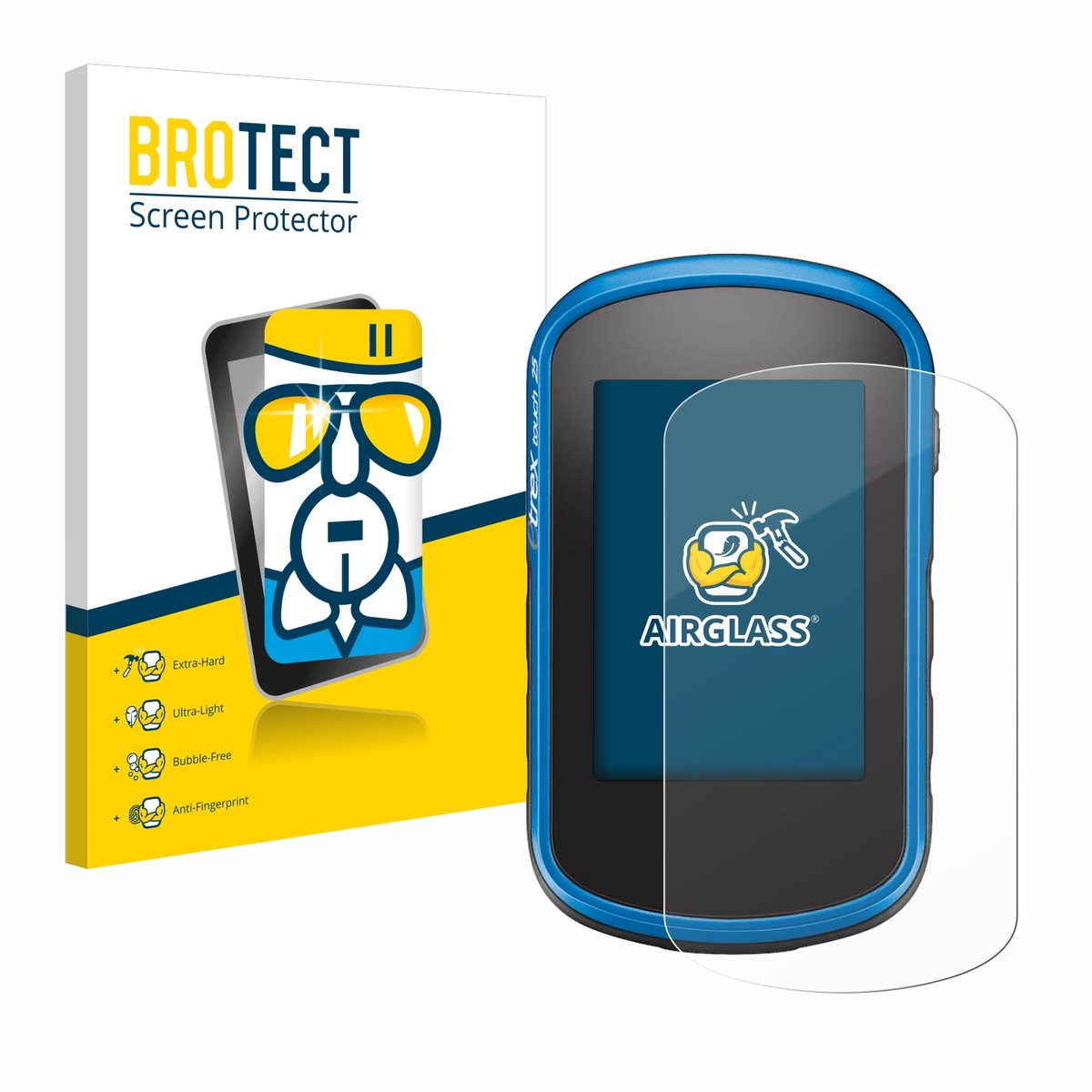 Screenprotector voor Garmin eTrex Touch 35 Beschermglas transparant