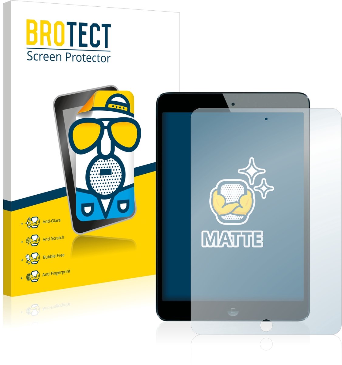 BROTECT - Screenprotector voor Apple iPad Mini / Mini 2 - Folie Beschermfolie matte 2 Stuks