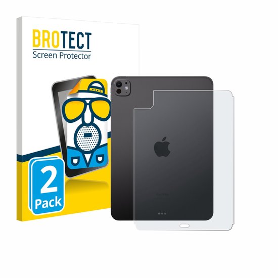 BROTECT - Protection d'écran pour Apple iPad Pro 11" WiFi 2024 (arrière) - Film protecteur mat (2 pièces)