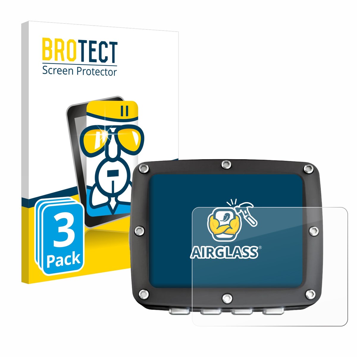 Screenprotector 3 Stuks voor Ratio iX3M 2 Pro Beschermglas transparant