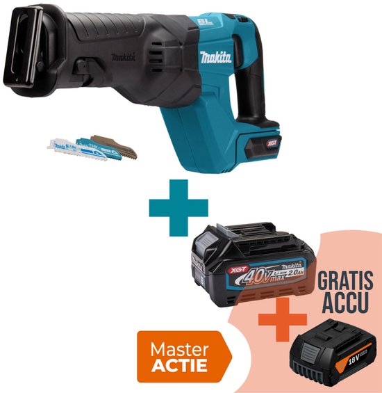 Corps de scie alternative Makita JR001GZ 40V Li-Ion - 255x130mm - sans balais