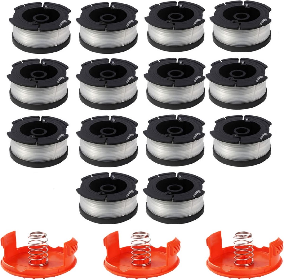20 Stuks Trimmer Spoel Lengte 10m Ø 1,65 mm Reserve voor Accu Grastrimmers