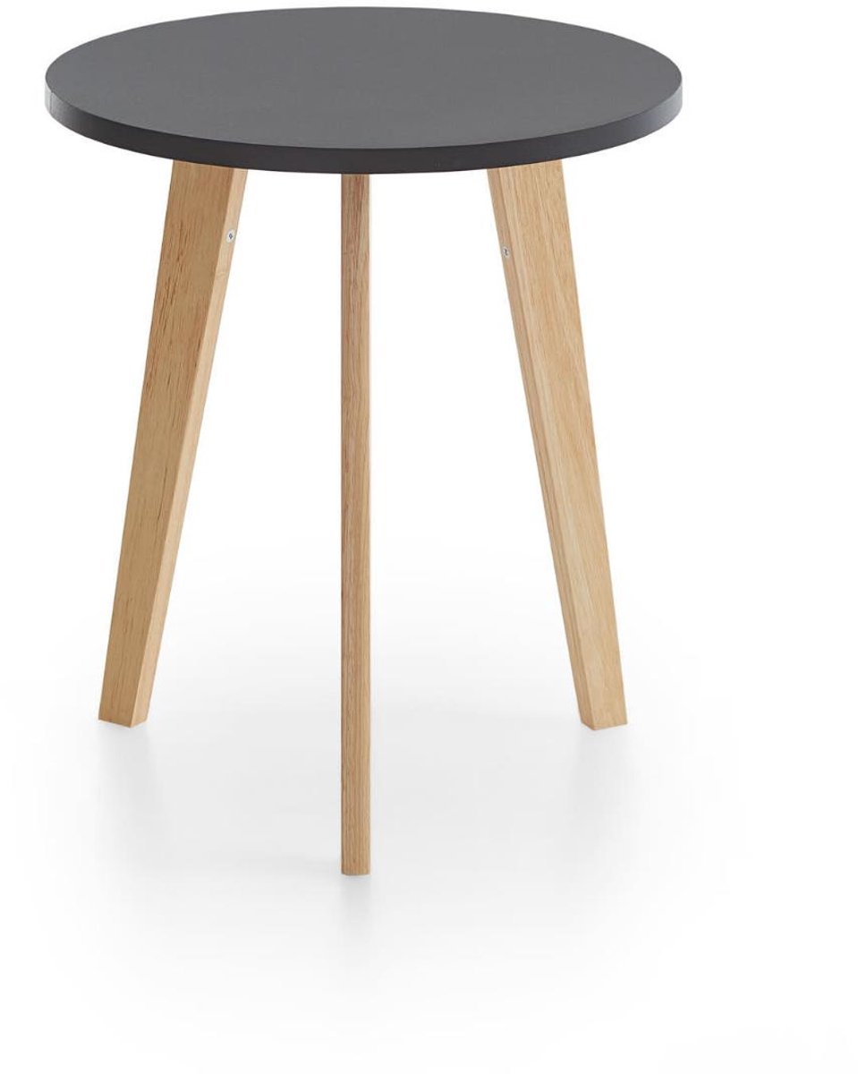 Karin salontafel bijzettafel den decor, zwart.