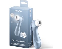 Satisfyer Pro 2 Next Generation, producttest 1,6 (GOED), clitoriszuiger met 11 intensiteitsniveaus, oplegvibrator met accutechnologie, waterdicht