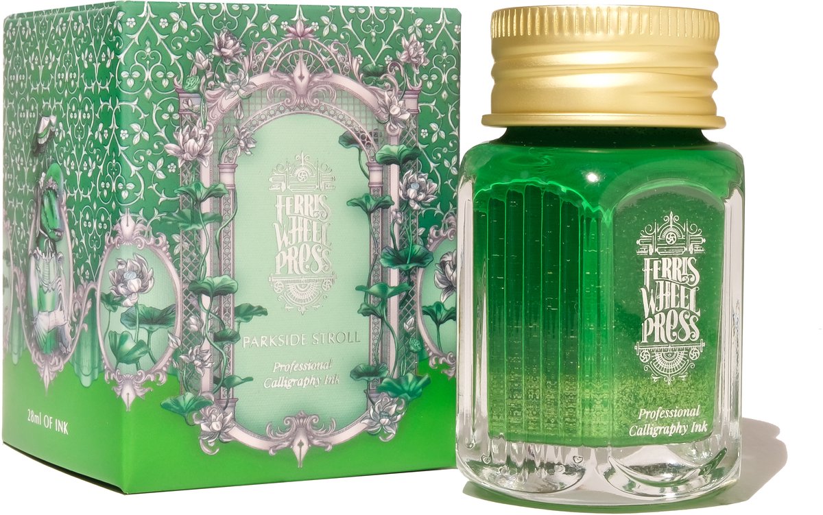 Ferris Wheel Press - Calligraphy Inkt - 28ml - Parkside Stroll - Weelderig groen