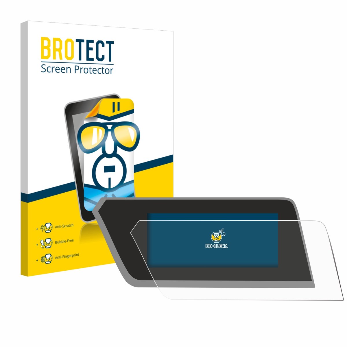 BROTECT - Screenprotector voor BMW 1 F40 2023 - Folie Beschermfolie transparant