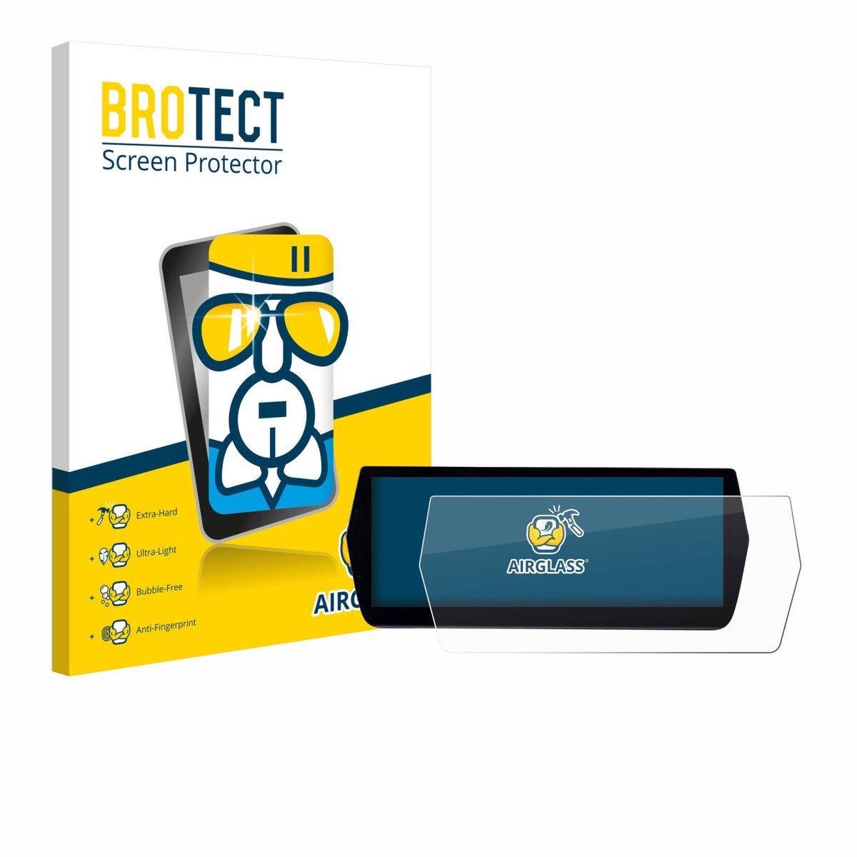 Screenprotector voor MG ZS Hybrid Plus Beschermglas transparant