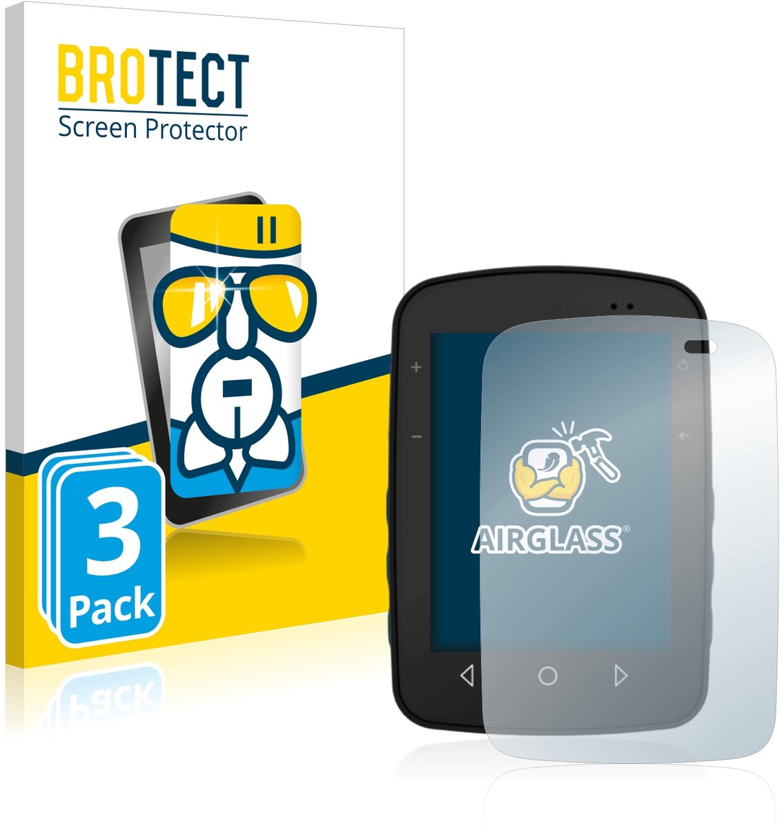 Screenprotector 3 Stuks voor TwoNav Terra Beschermglas transparant
