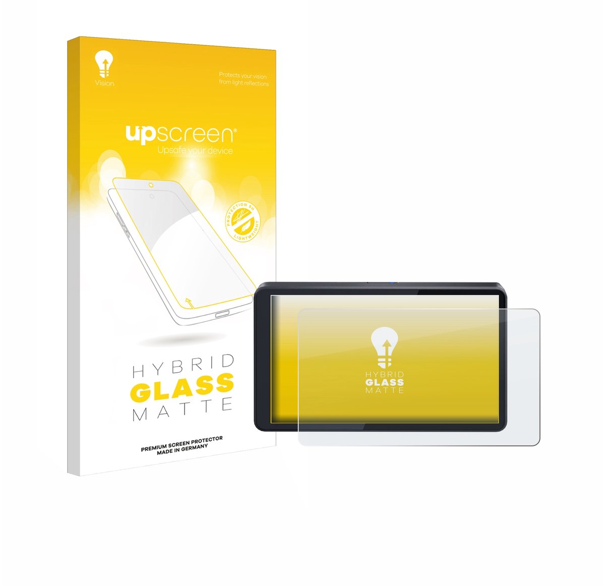 upscreen - Screenprotector voor CARabc DB601 - Folie Beschermfolie Beschermglas matte