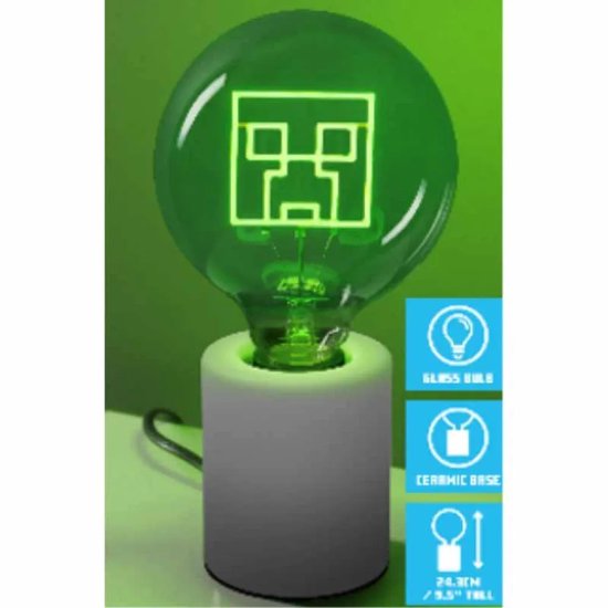 Paladone Neon Creeper E27-lamp Groen van Paladone — afbeelding 3