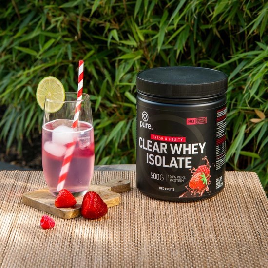 Pure. Clear Whey Isolate - Eiwit Limonade - Clear Whey Protein - Verfrissende Eiwit poeder - Orange - 20 servings - 500g van Pure — afbeelding 3