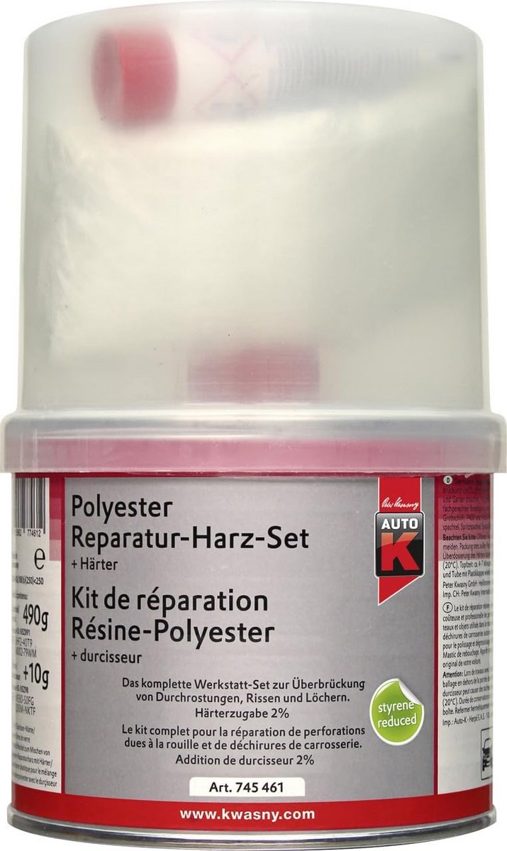 Reparatieset Polyesterhars voor Krassen en Gaten - 500g