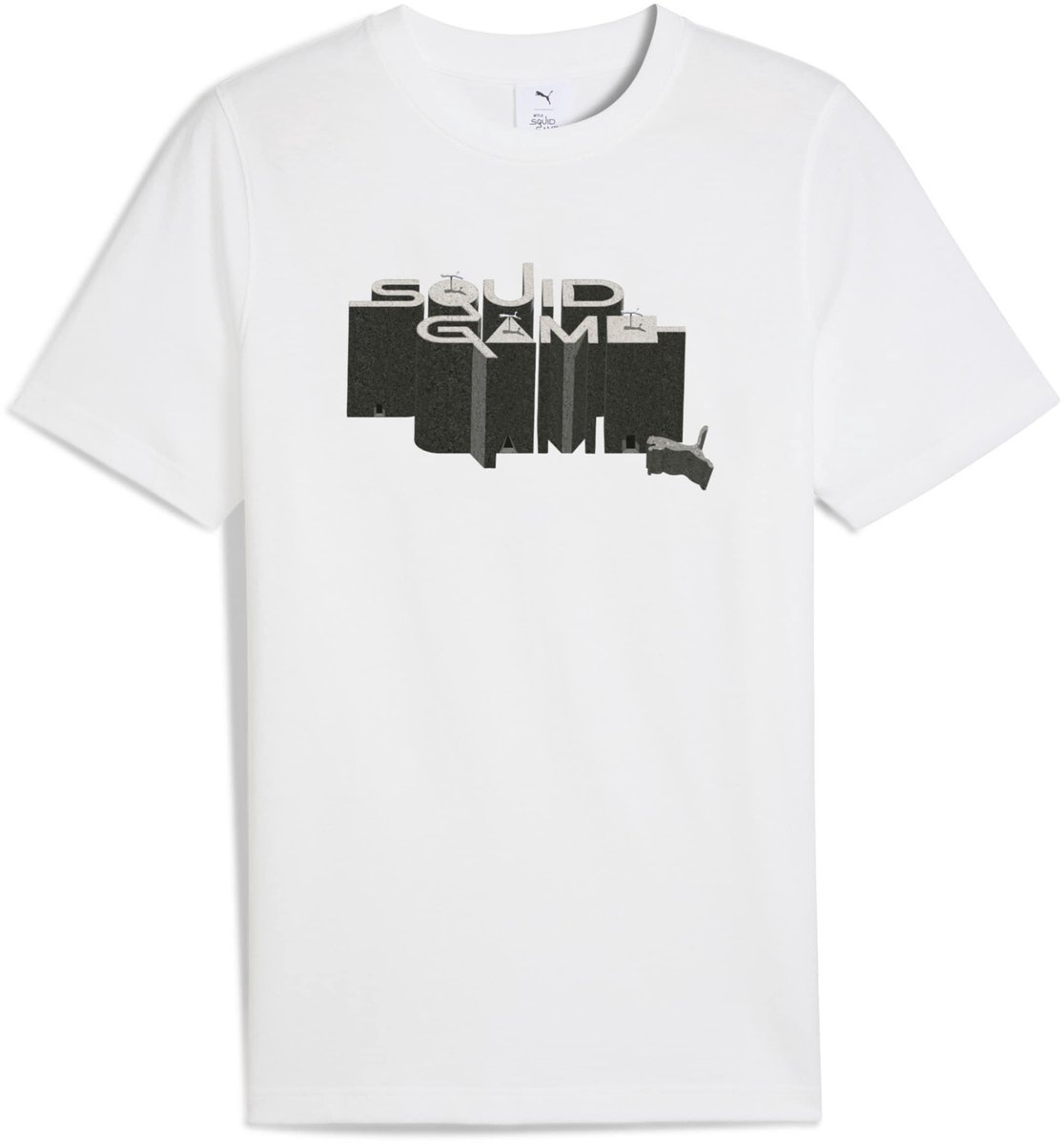 PUMA T-SHIRT X SQUID GAME GRAPHIC 63070602 r Wit