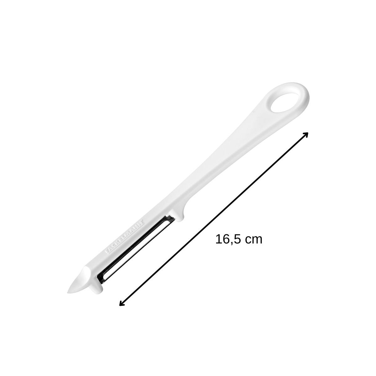 Groenteschiller voor links- en rechtshandigen 16,5 cm Fackelmann