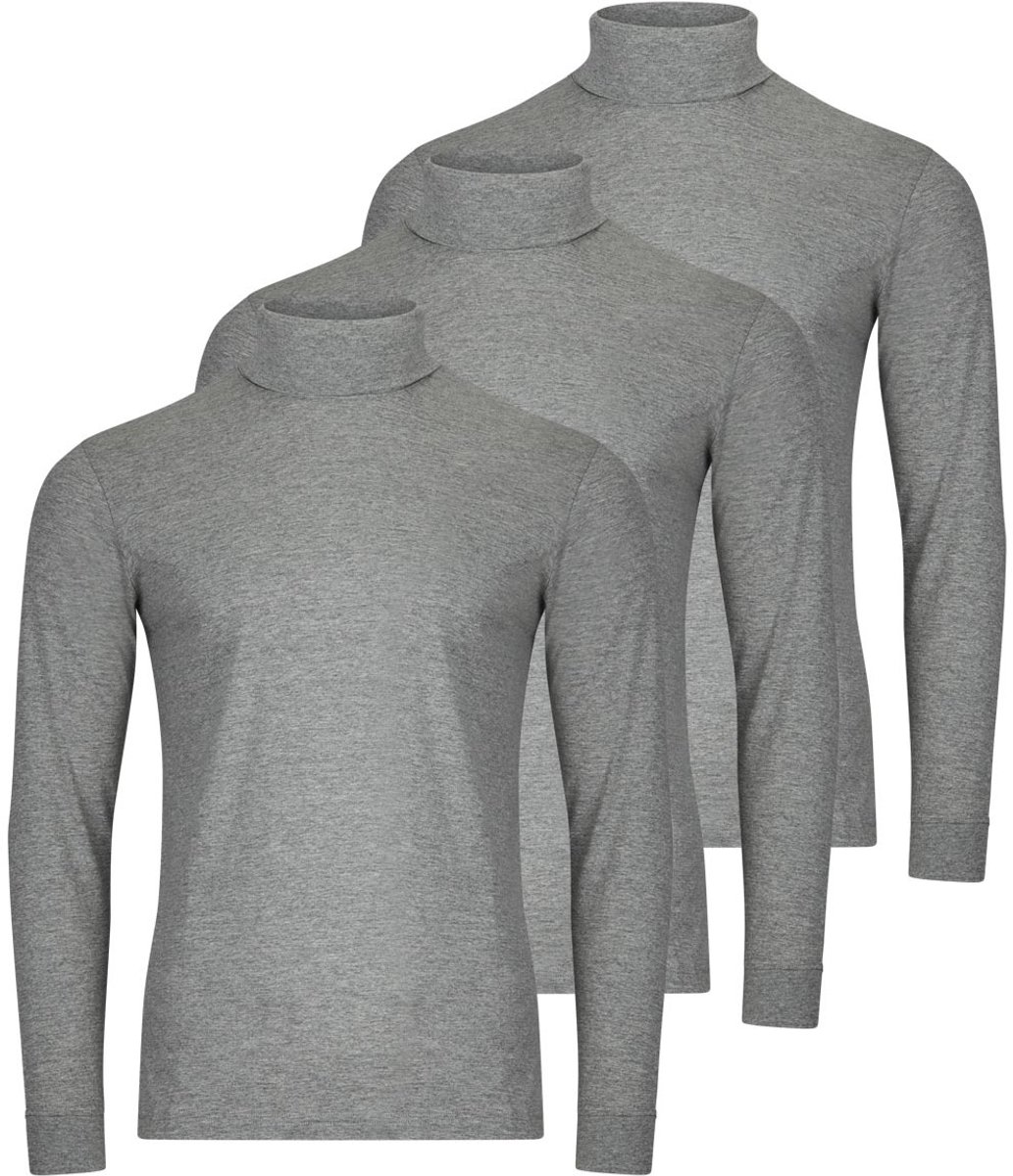RAGMAN Heren shirt met rolkragen 3 pack Basic