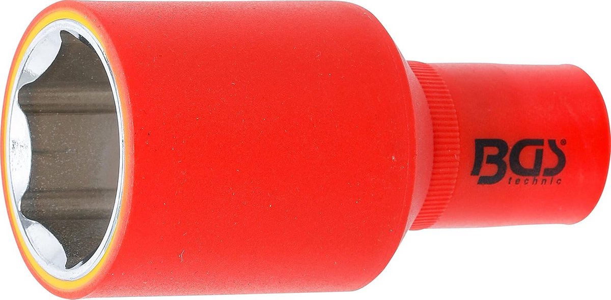 VDE Geïsoleerde Zeskant Dopsleutel 1/2" - 32 mm voor Elektrische Werkzaamheden