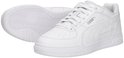 Witte Puma Caven III sneakers met veters, perforaties en Puma-logo.