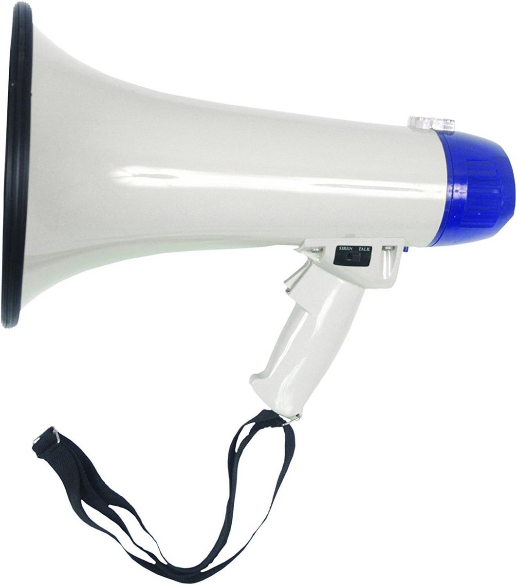Krachtige 20W Handheld Megafoon met Sirene en Volumeregeling